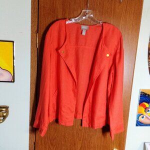 Chico's 100% Linen Jacket